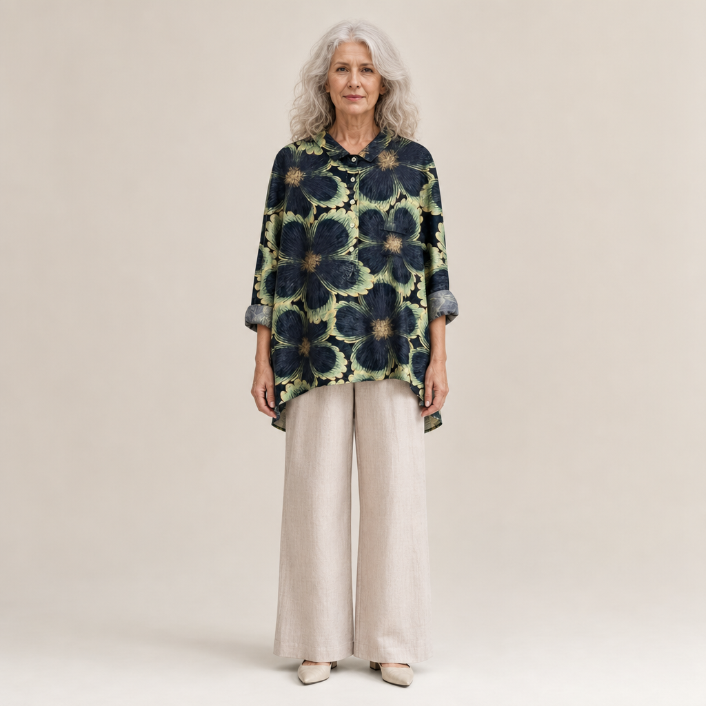 Camille - Classic Floral Blouse