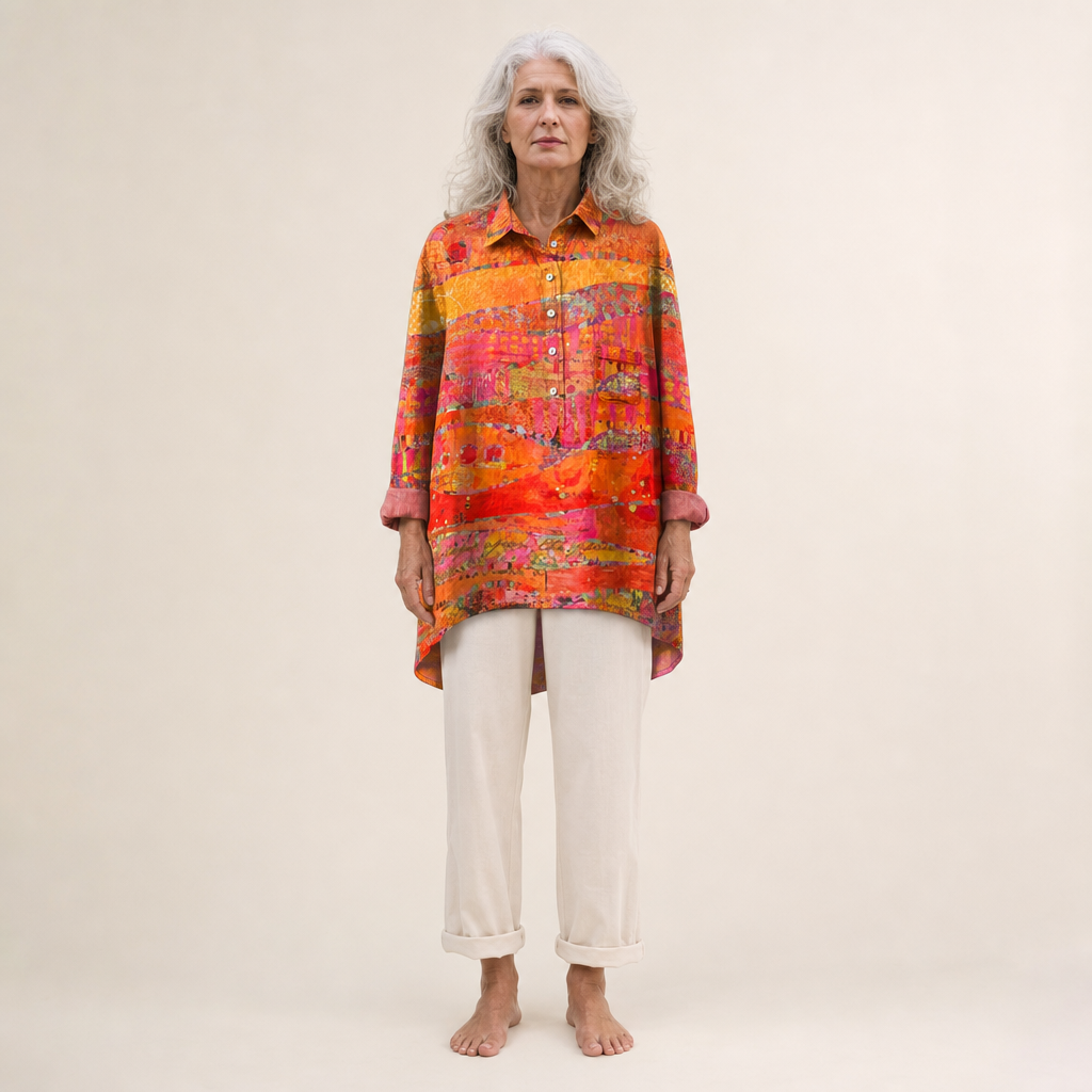 Catherine - Ruffled Blouse