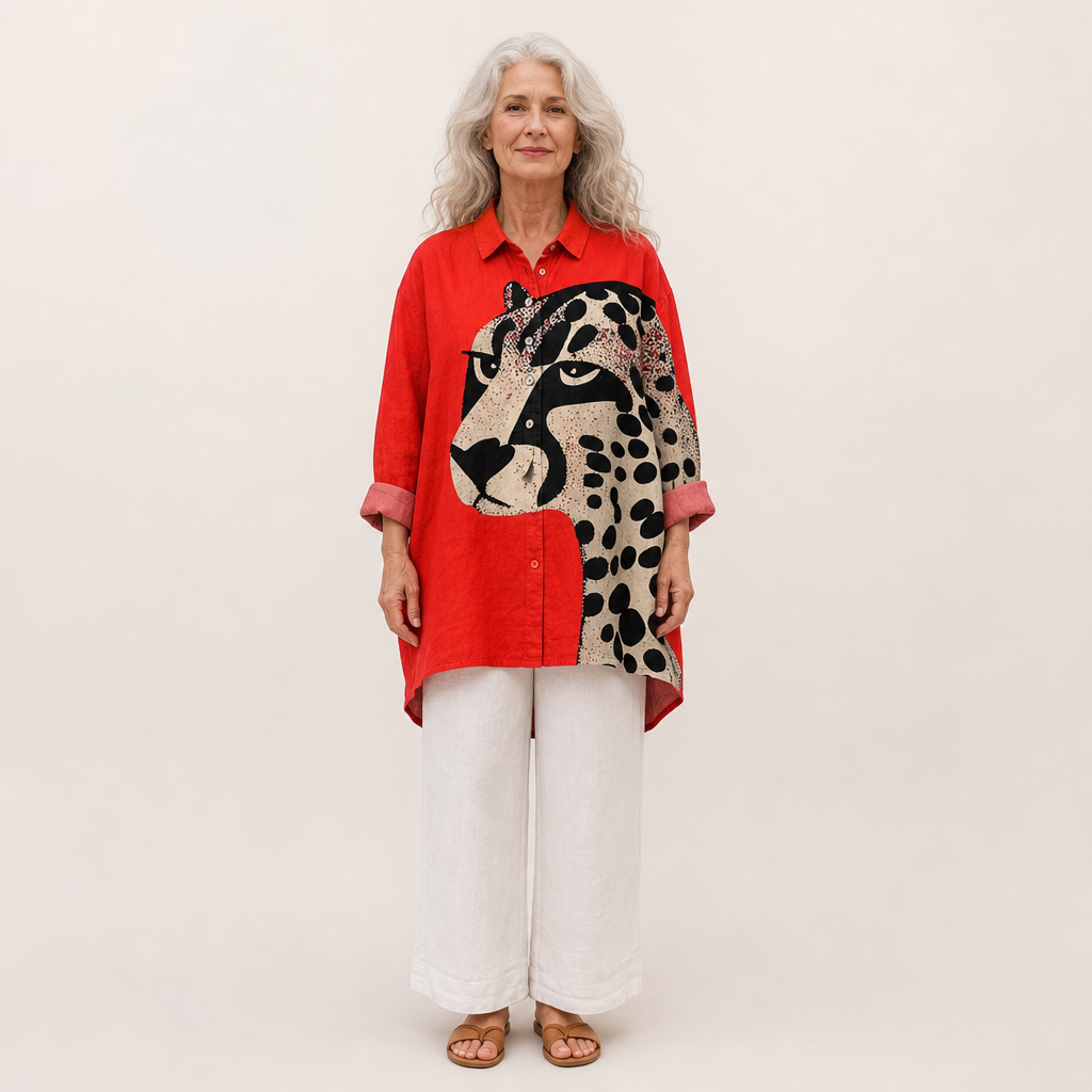 Nala - Leopard Print Shirt