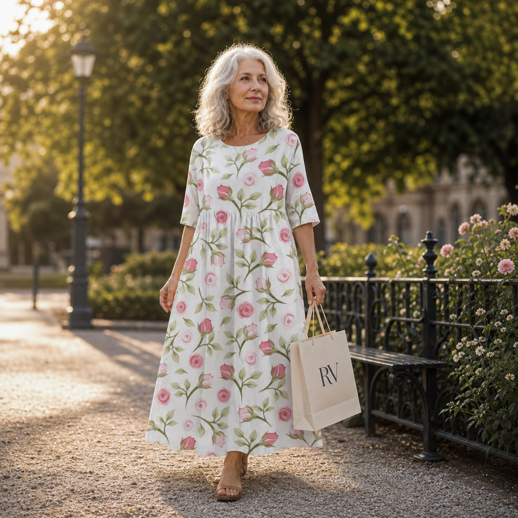 Thais - Chic and Comfortable Flowy Maxi Dress