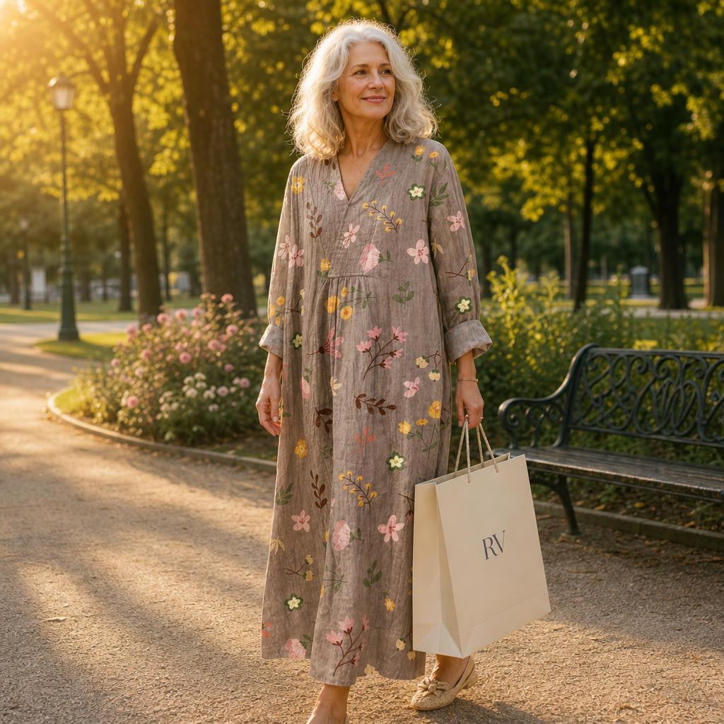 Maelys - Flattering Printed Summer Dress