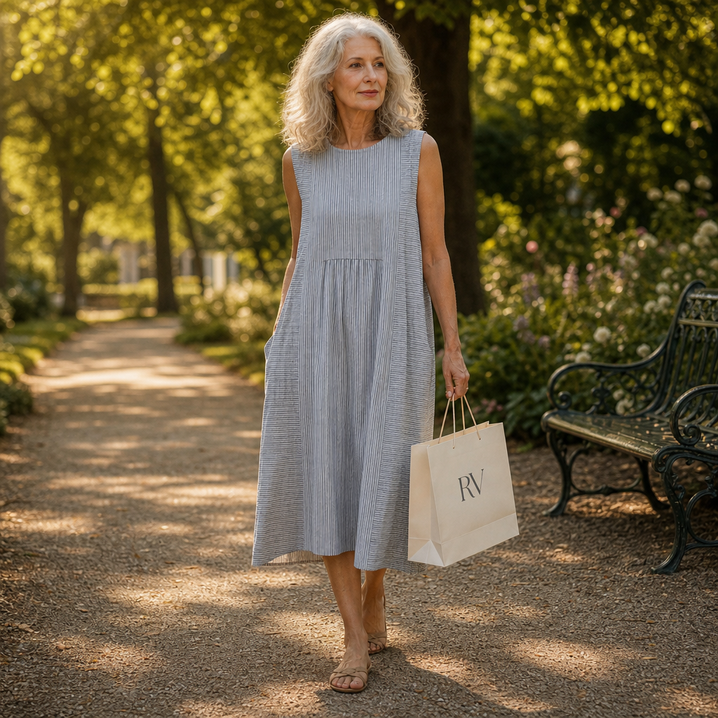 Enzo - Comfortable Sleeveless Summer Dress
