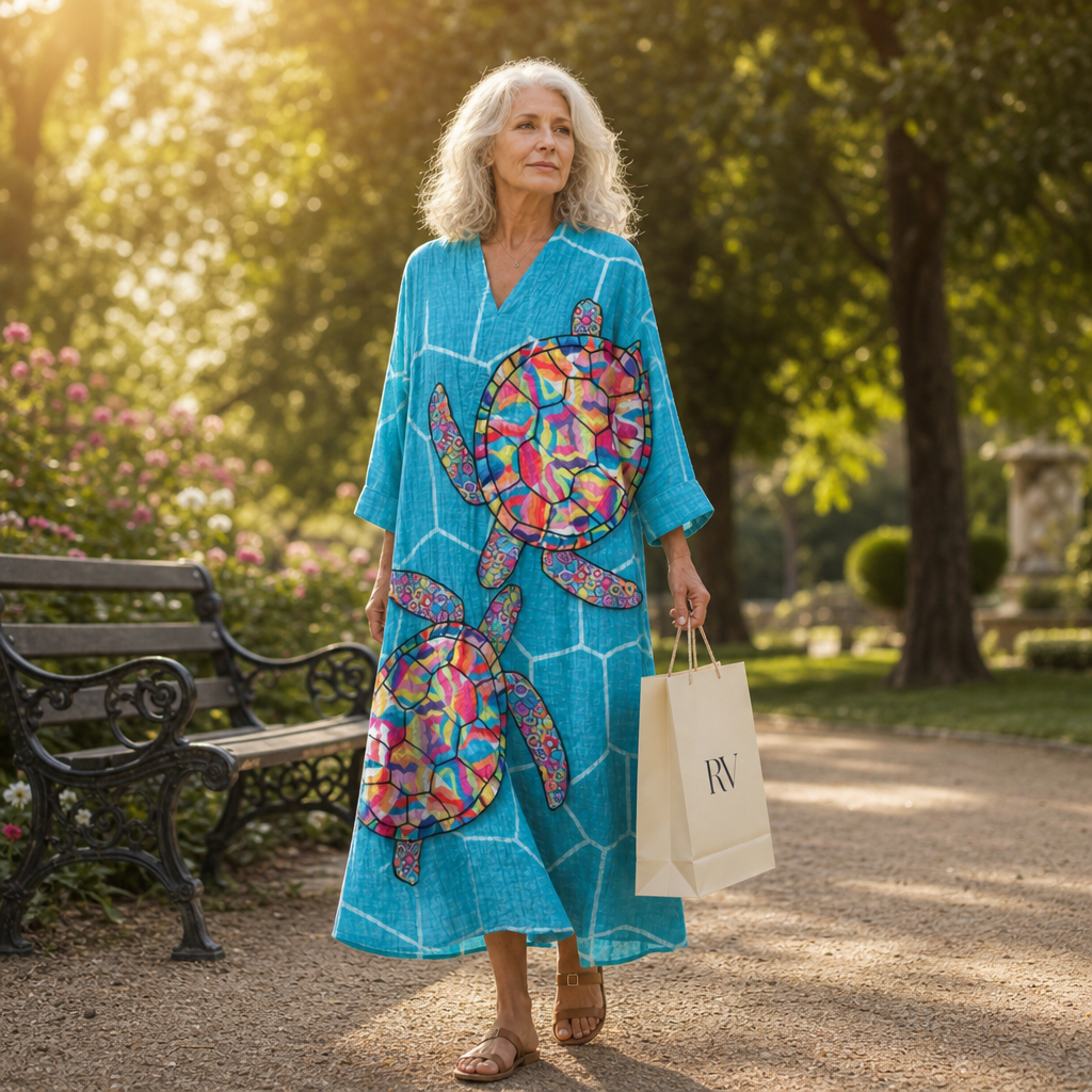 Eloise - Flattering Printed Summer Dress