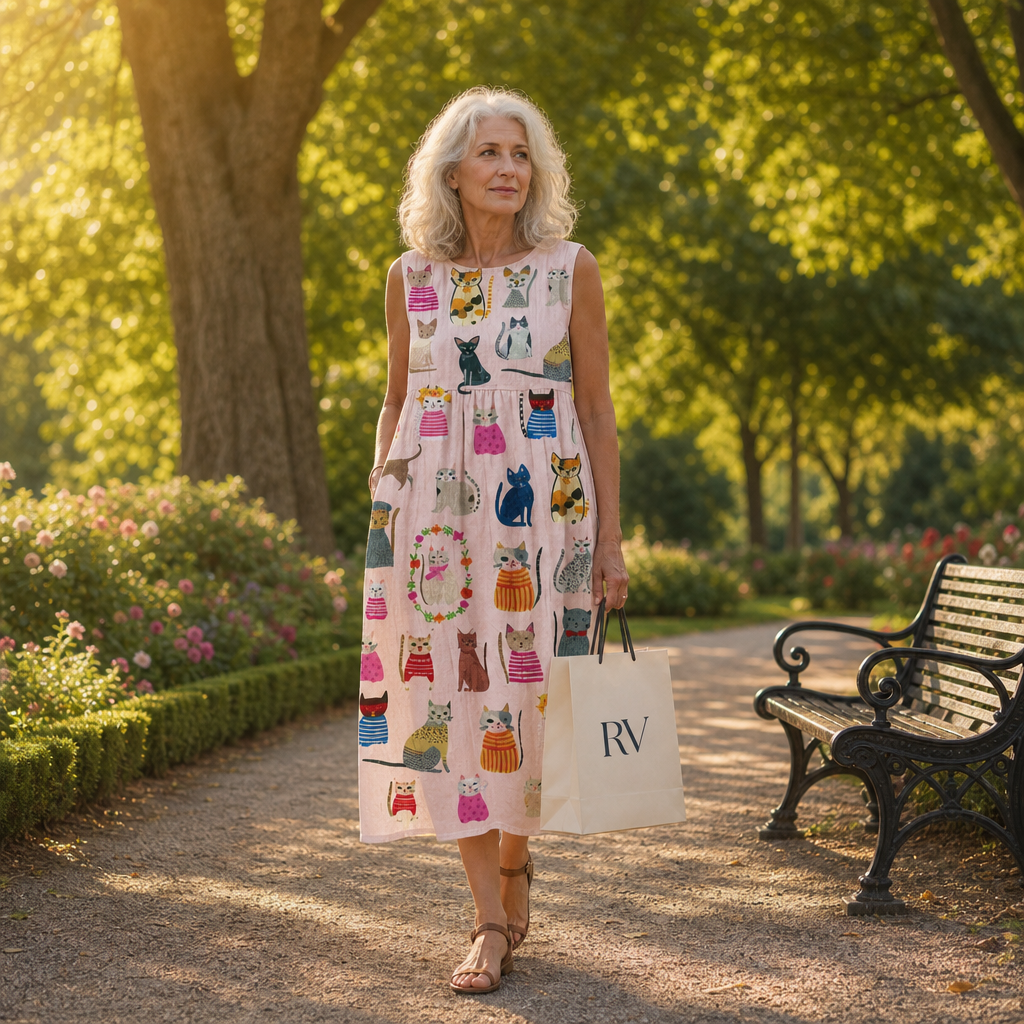 Oceane - Comfortable Sleeveless Summer Dress