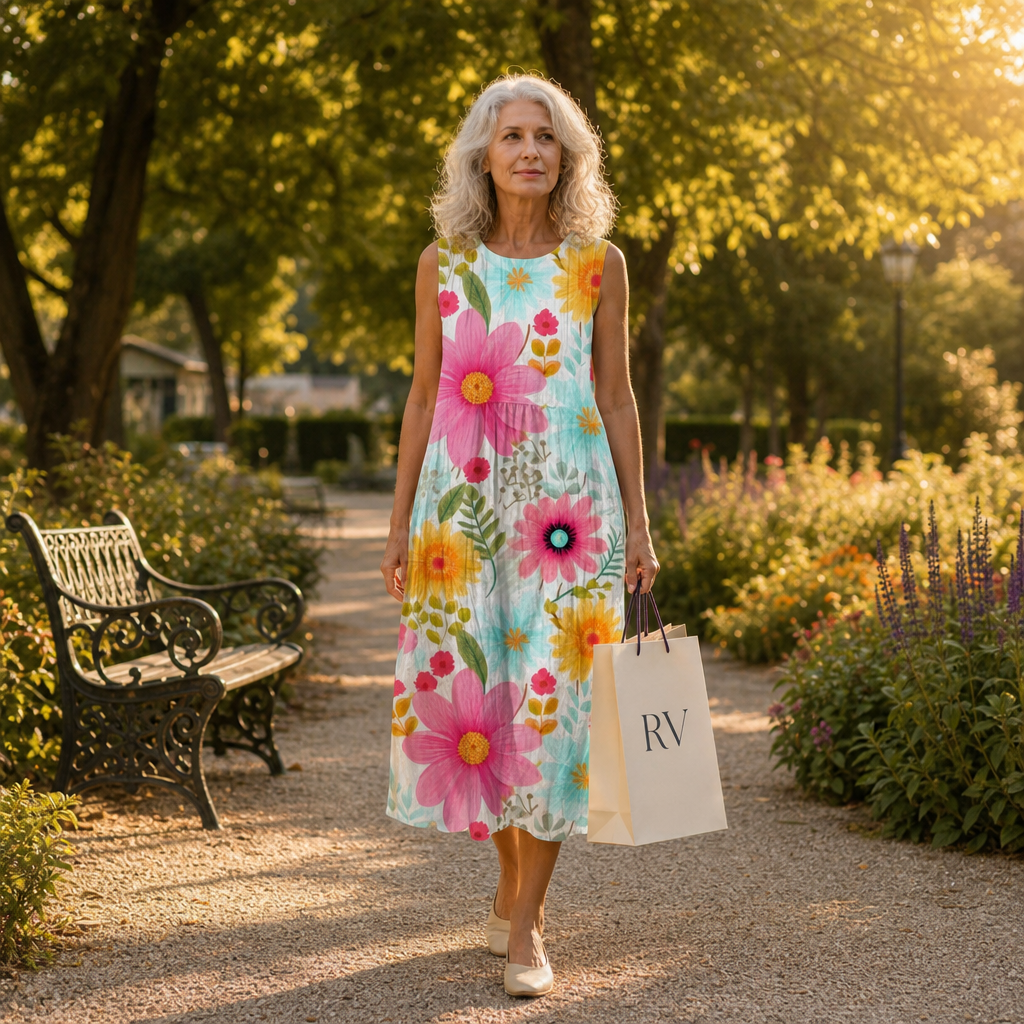 Pia - Flowy and Comfortable Dress