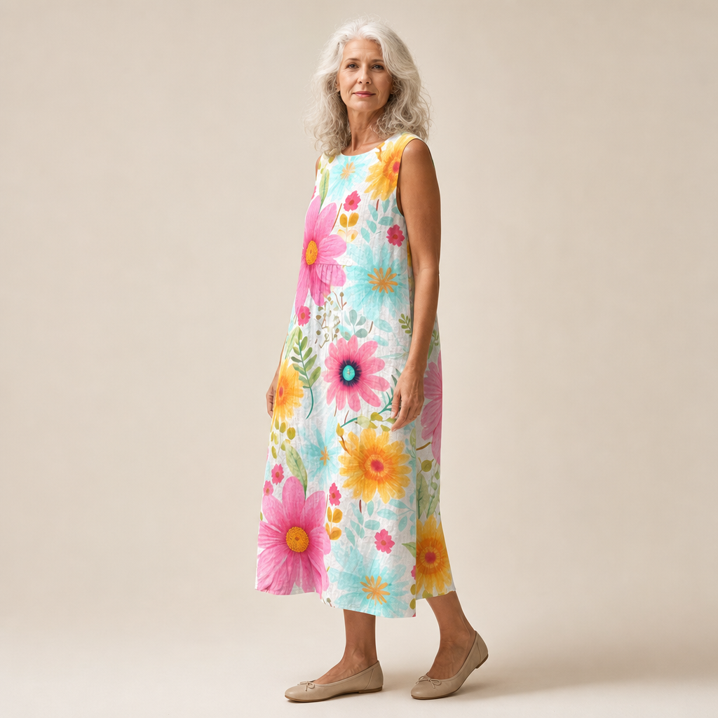 Manon - Comfortable Sleeveless Summer Dress