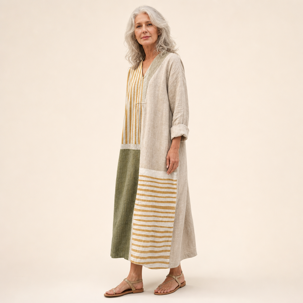 Tess - Flattering Printed Summer Dress
