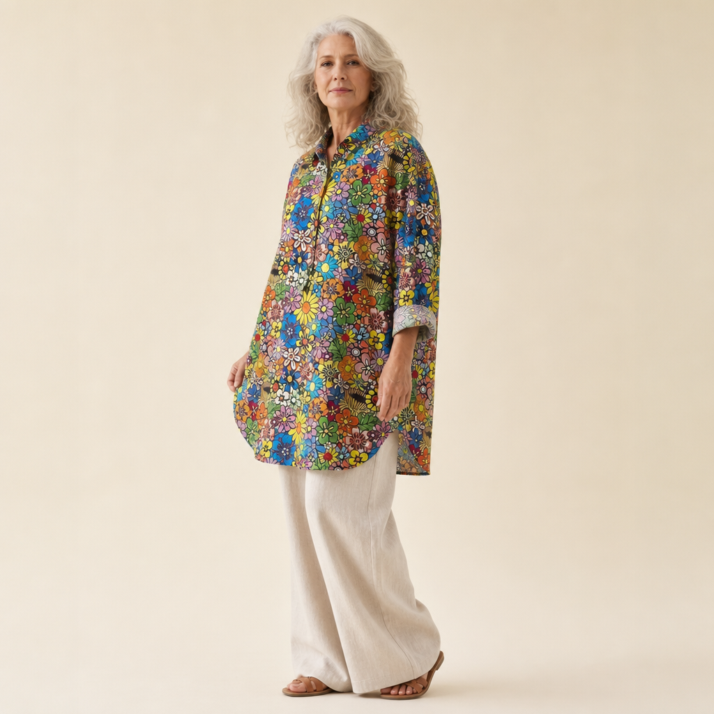 Noemie - Classic Floral Blouse