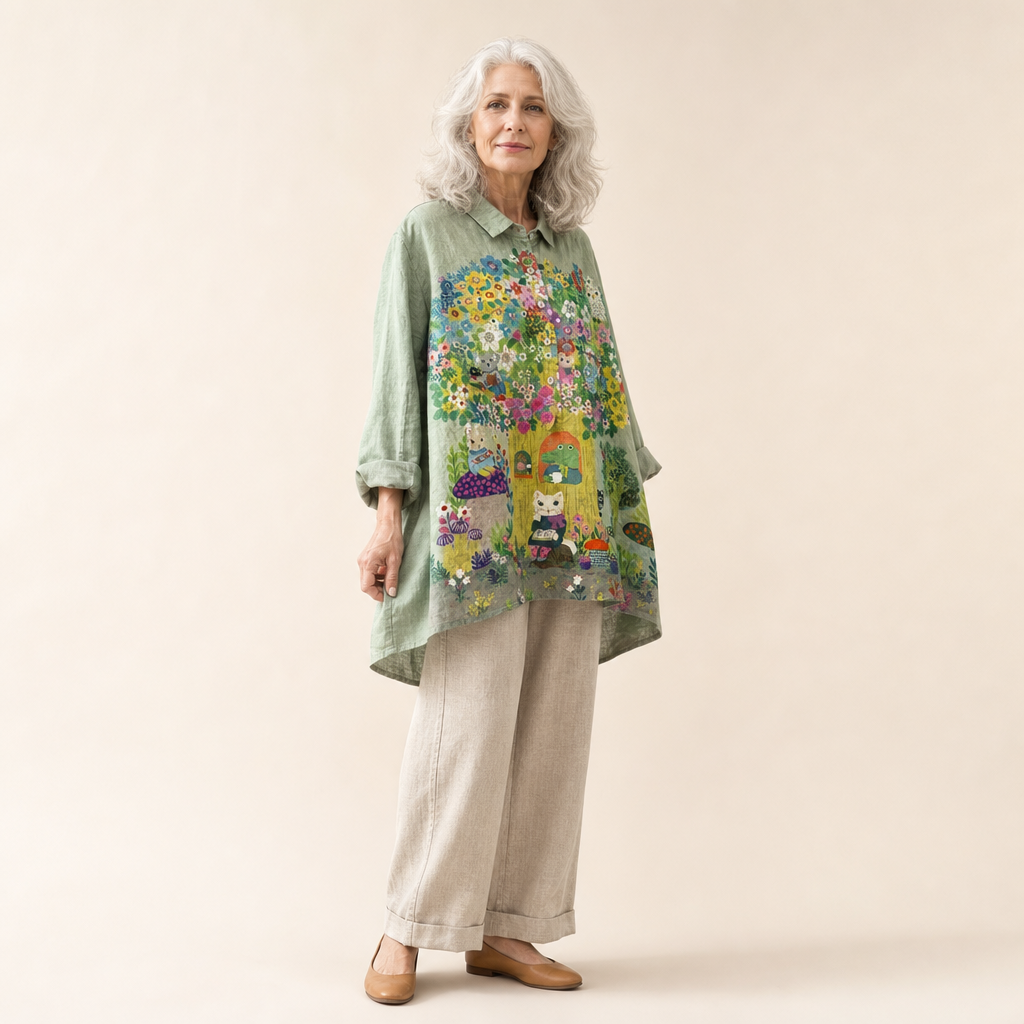 Caroline - Vintage Style Blouse