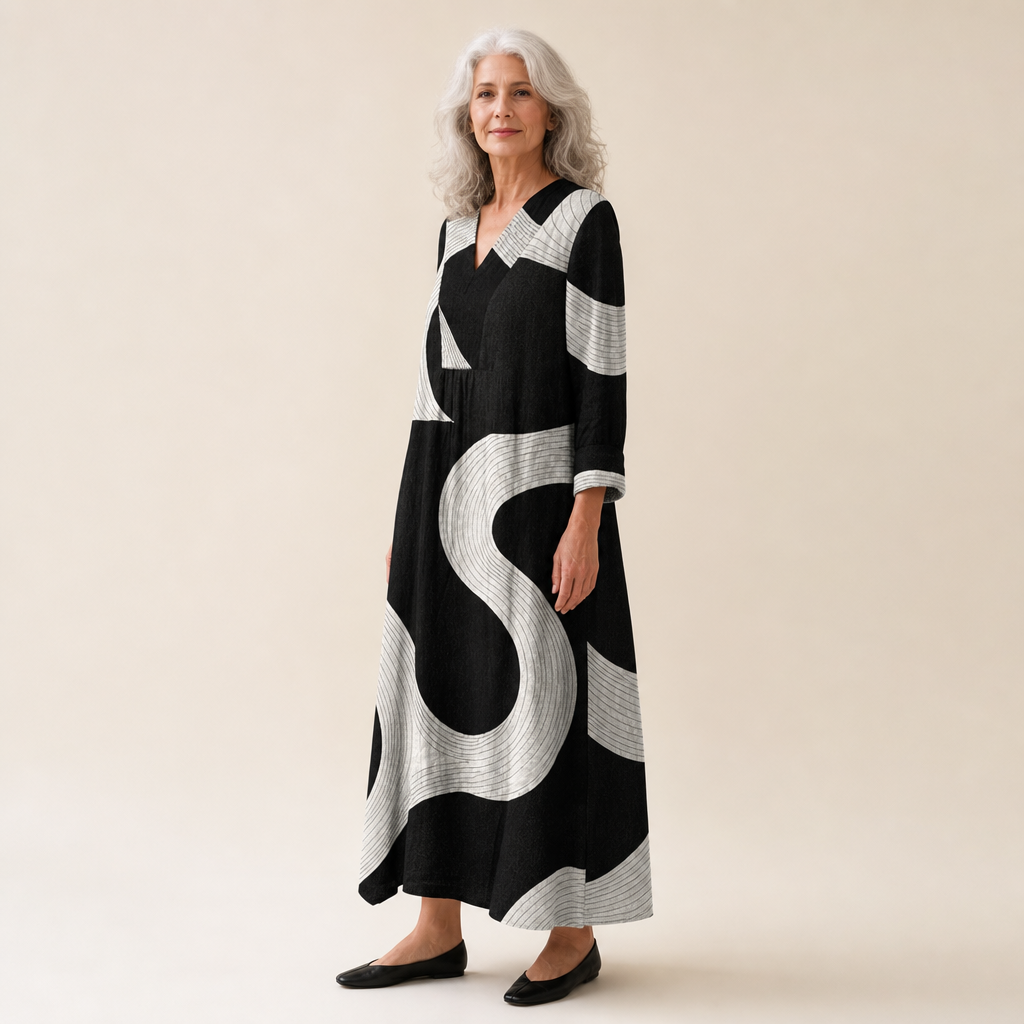 Ophelie - Flattering Printed Summer Dress