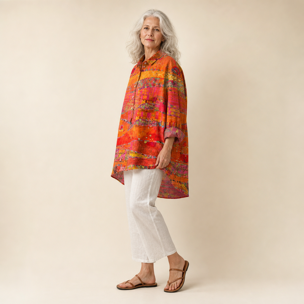 Catherine - Ruffled Blouse