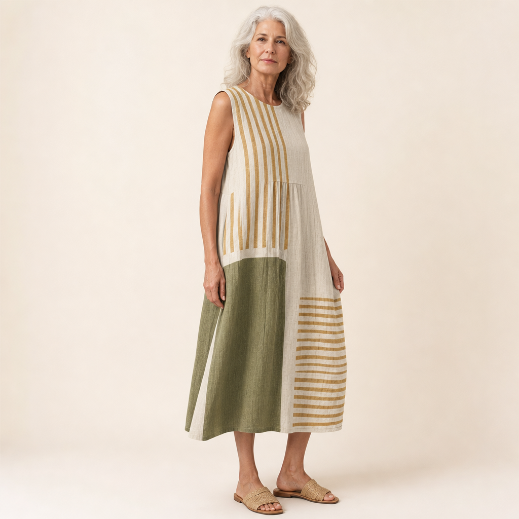 Zelie - Comfortable Sleeveless Summer Dress