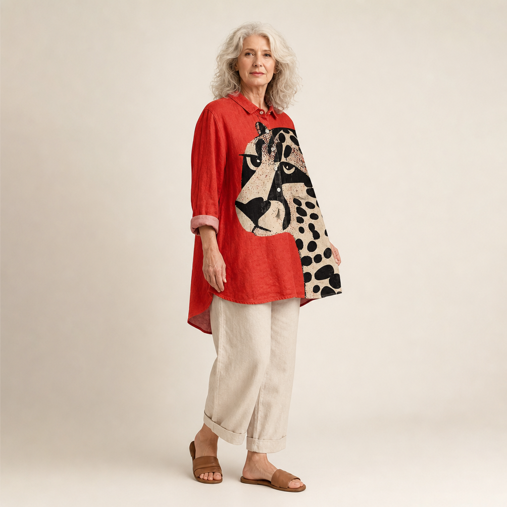 Nala - Leopard Print Shirt