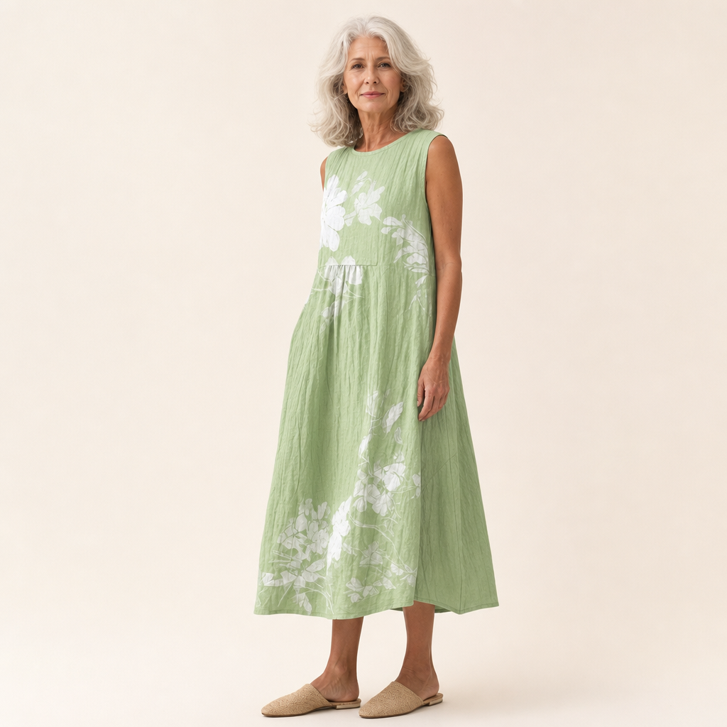 Ewan - Comfortable Sleeveless Summer Dress