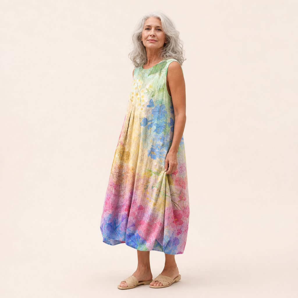 Laurine - Comfortable Sleeveless Summer Dress