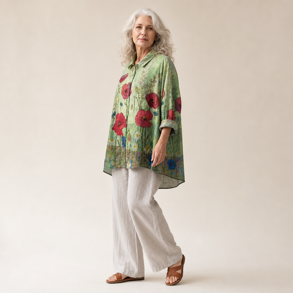 Juliette - Trendy Vintage Blouse