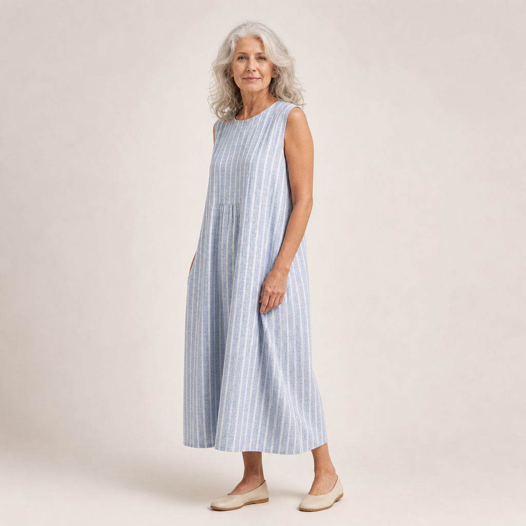 Rose - Comfortable Sleeveless Summer Dress