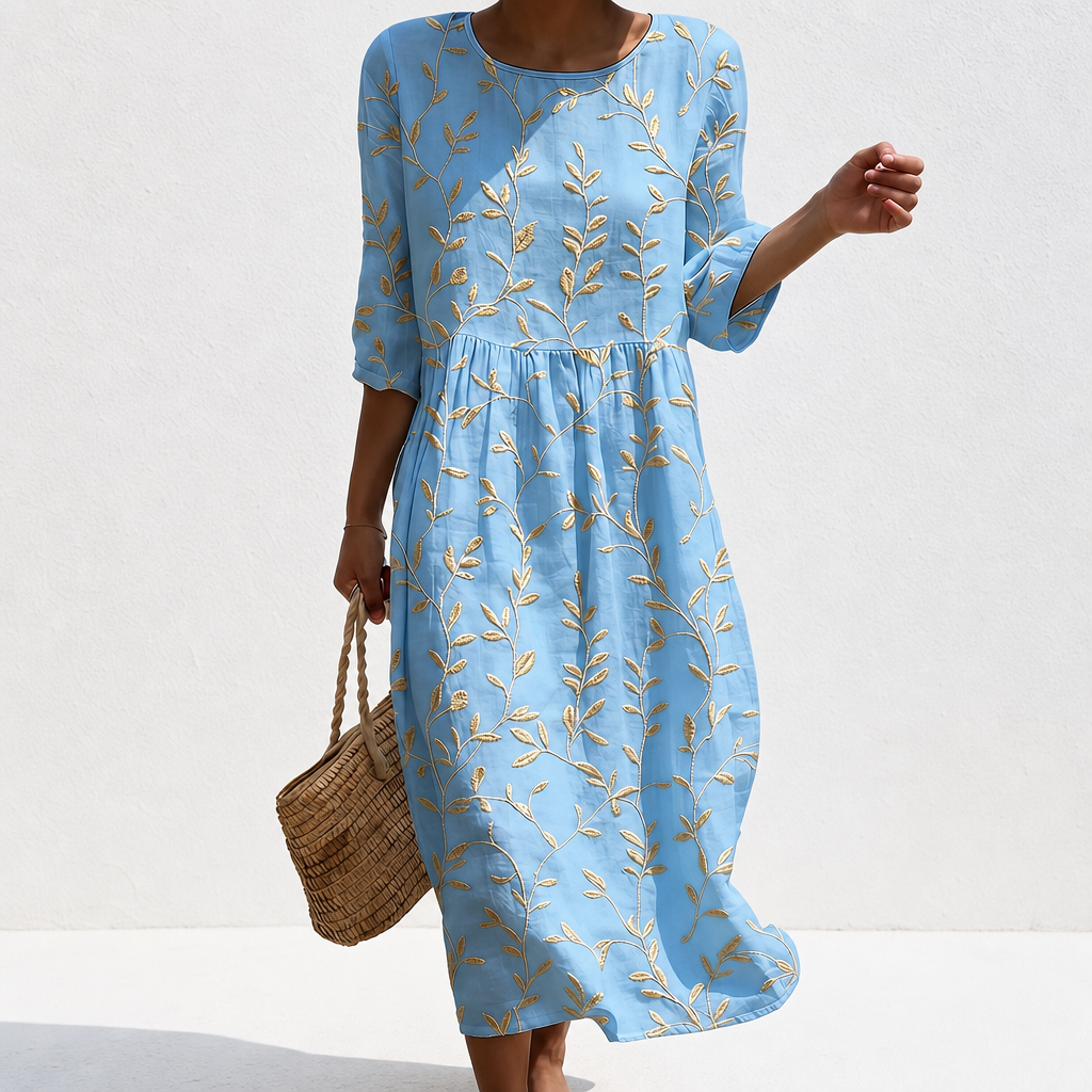 Amelie casual feminine floral dress
