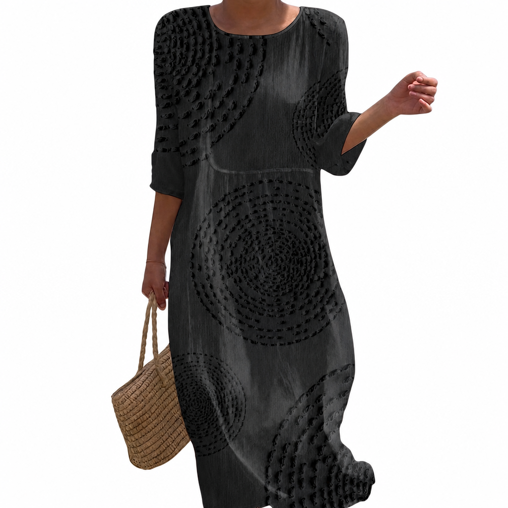 Clemence casual embroidered dress