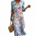 Ines casual feminine floral dress