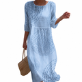 Oceane casual embroidered summer dress