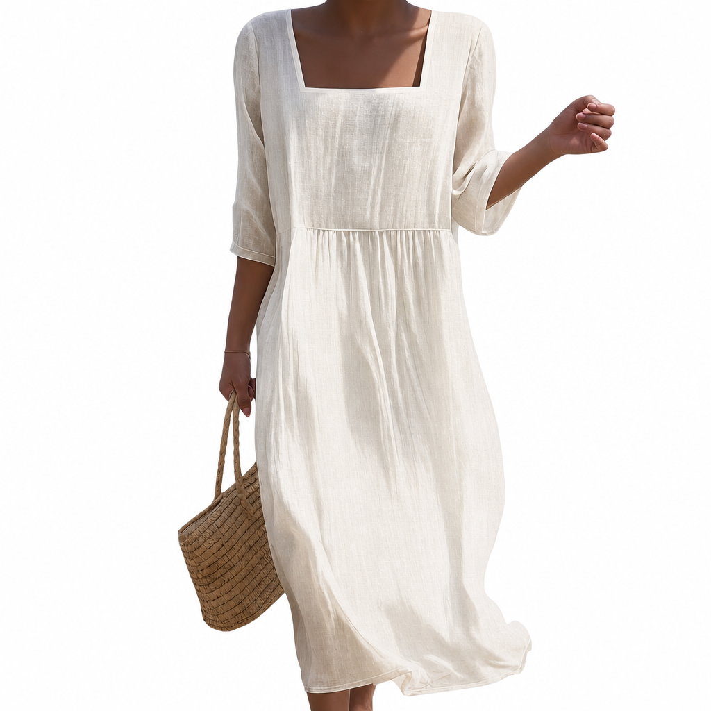 Manon casual embroidered summer dress