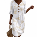 Philippine casual floral print dress
