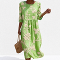 Apolline casual floral pattern dress
