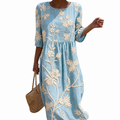 Heloise casual floral pattern dress