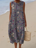 Flower Midi Dress
