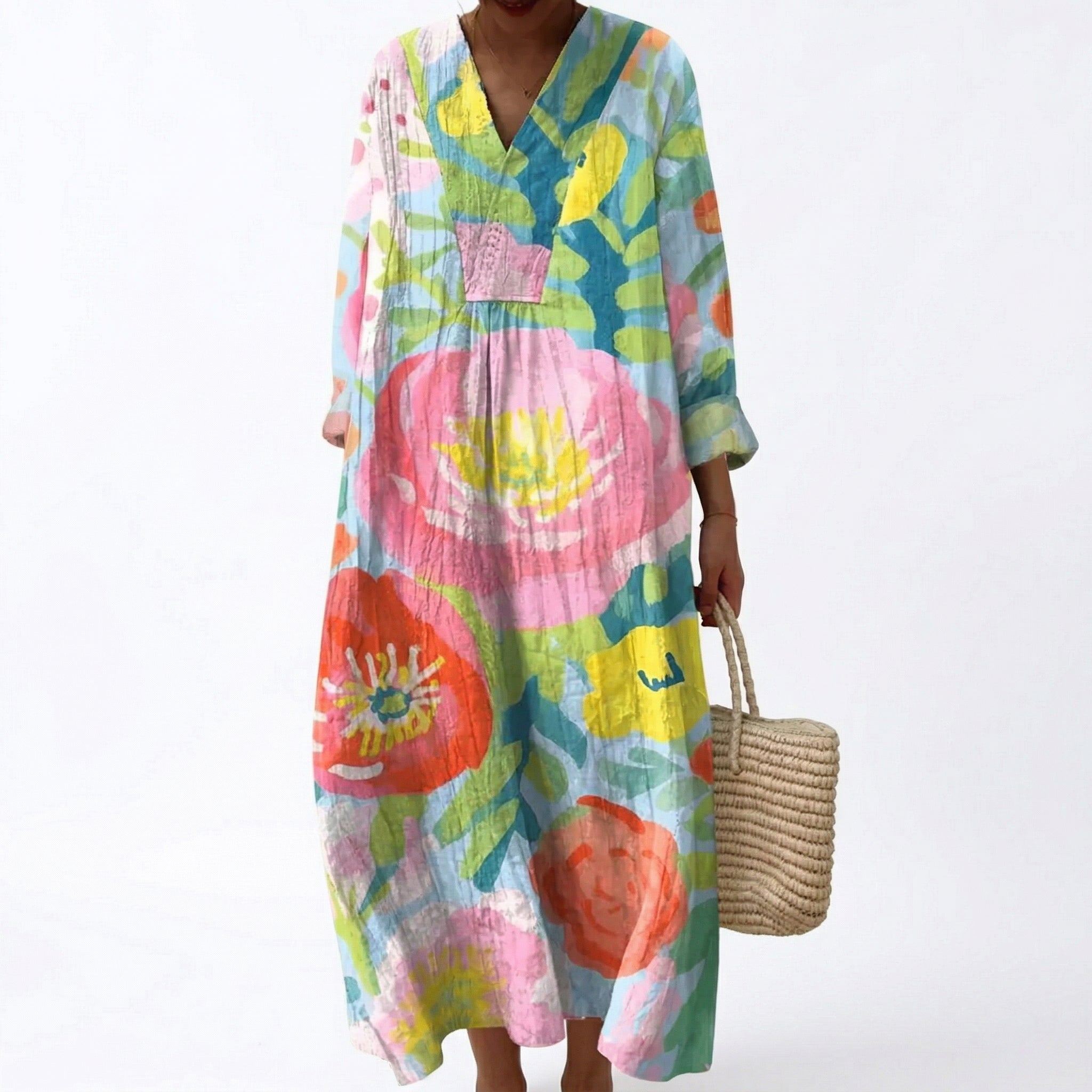 Jules printed flattering summer dress