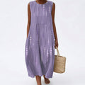 Axel sleeveless printed summer dress