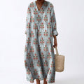 Chloe printed flattering summer dress