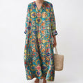 Capucine printed flattering summer dress