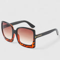 Kynzlee elegant oversized gradient sunglasses