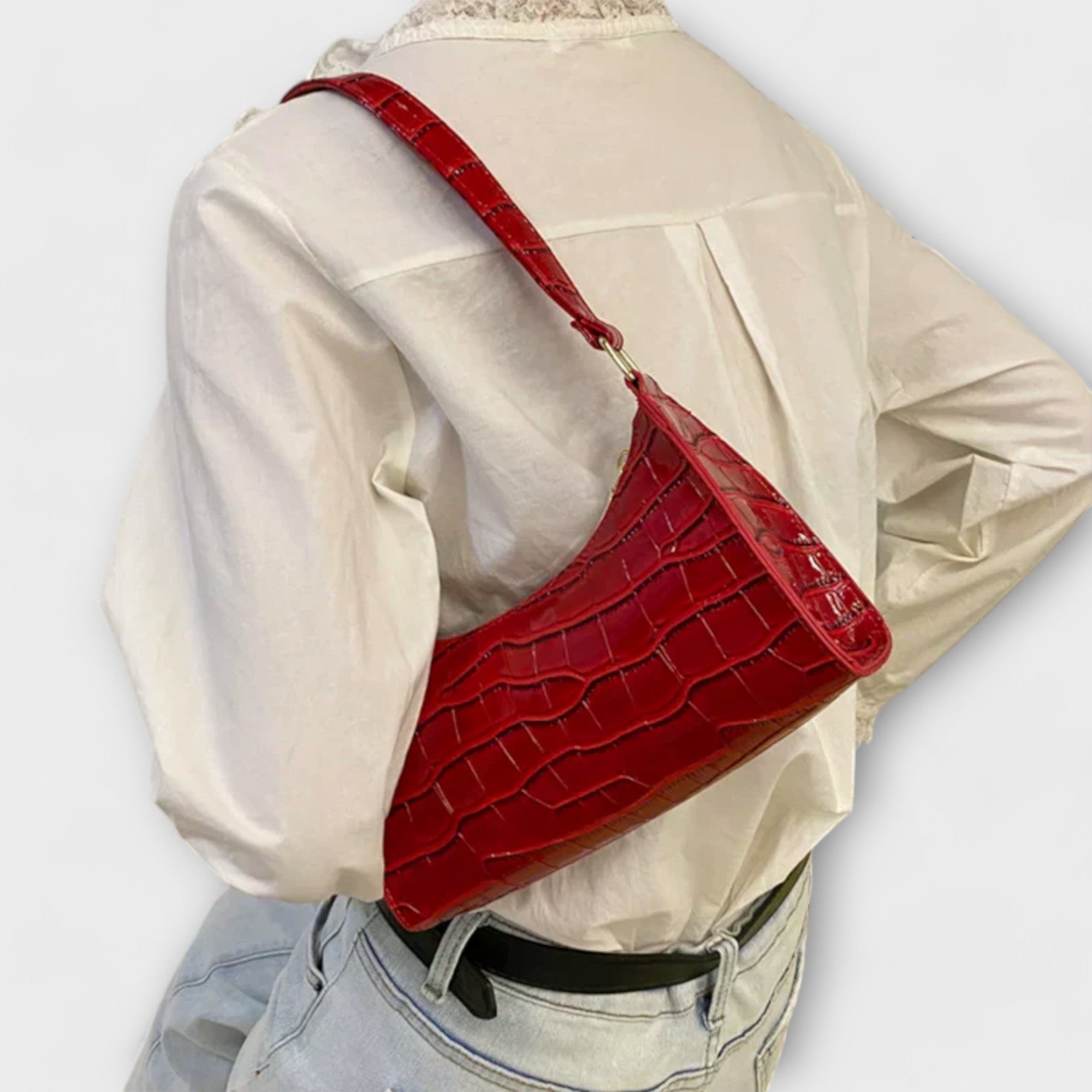 Marguerite - Glossy Leather Bag
