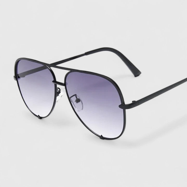 Tynzlee elegant retro aviator mirrored sunglasses