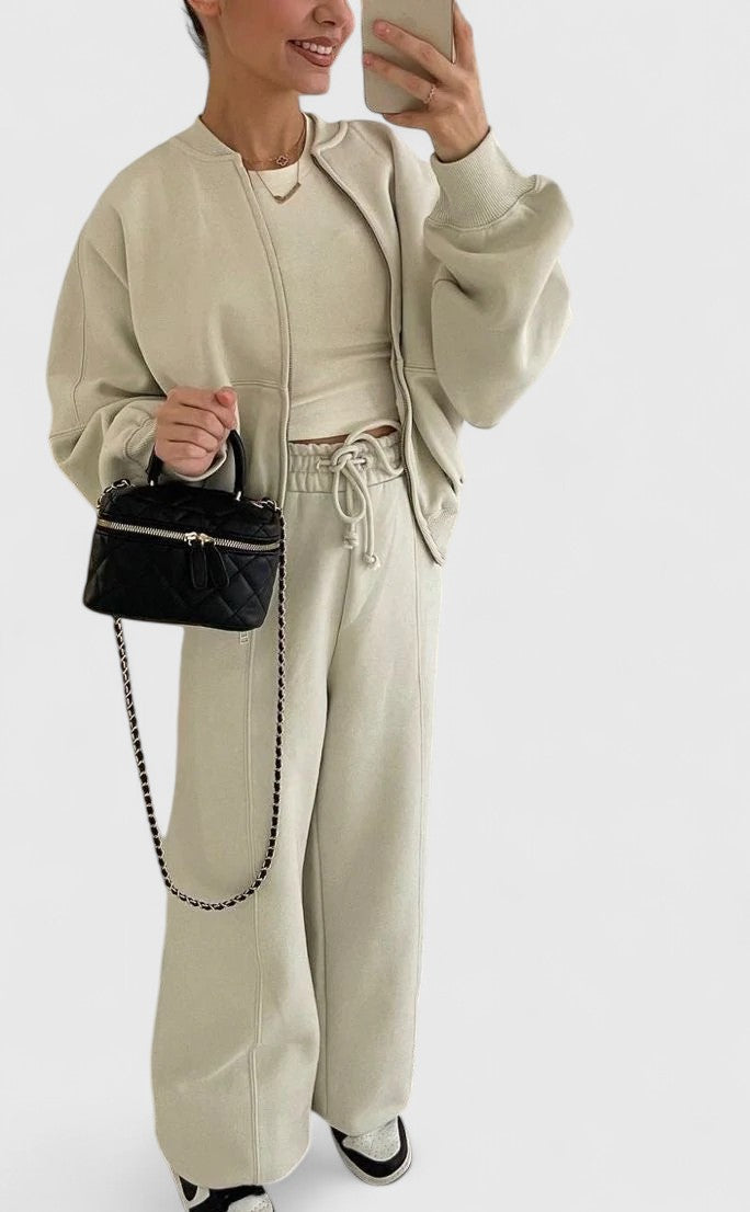Olyverrah - Comfortable Sweater and Trousers Set