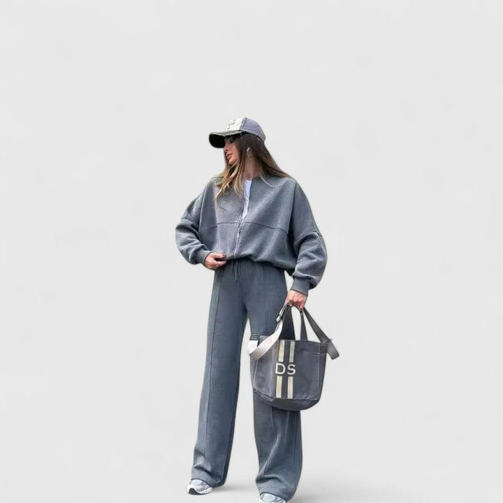 Olyverrah comfortable sweater and trousers set for women