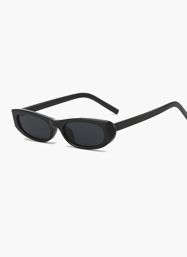 Zayleigh trendy late 90s oval cat-eye sunglasses