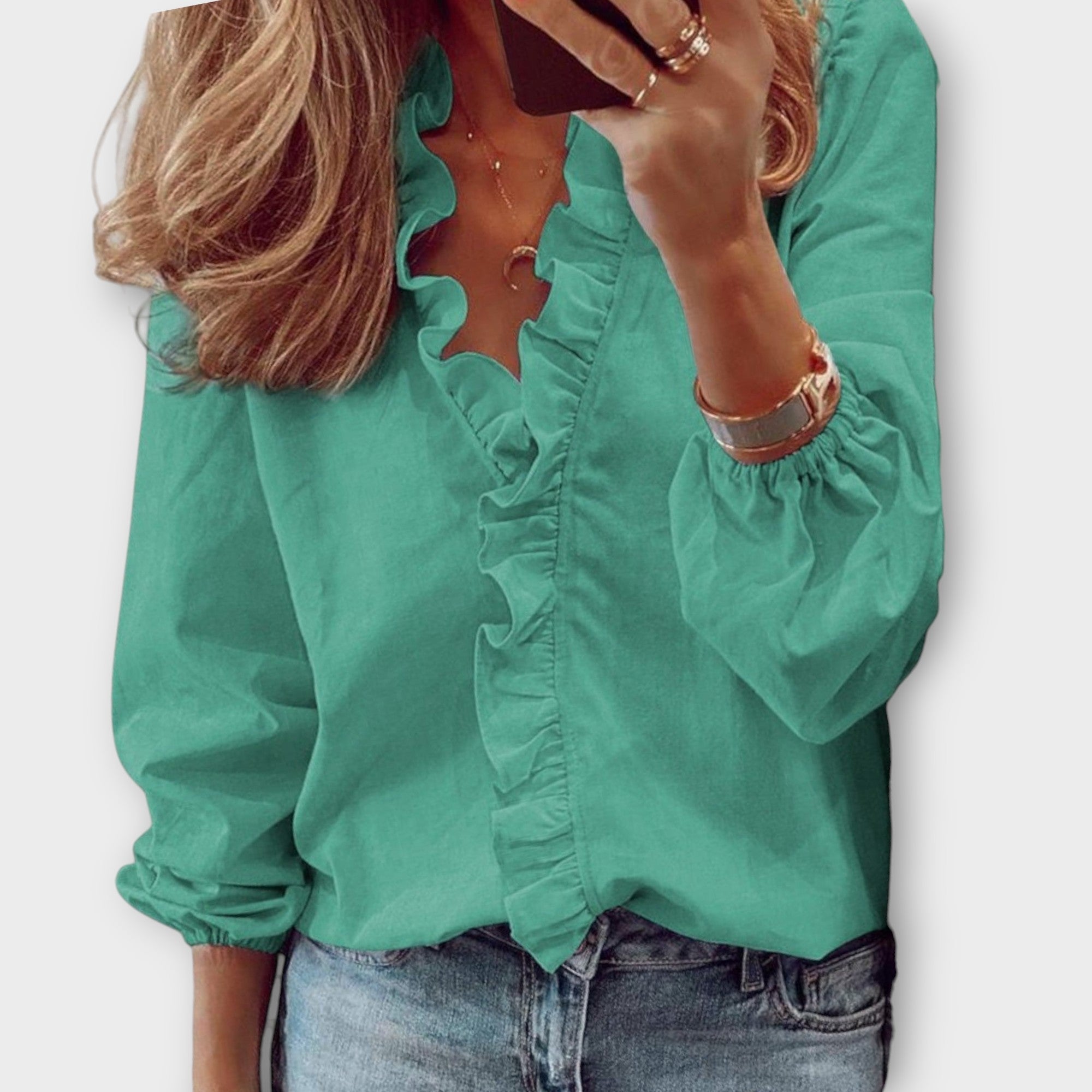 Juliette - Tiered Ruffle Summer Blouse