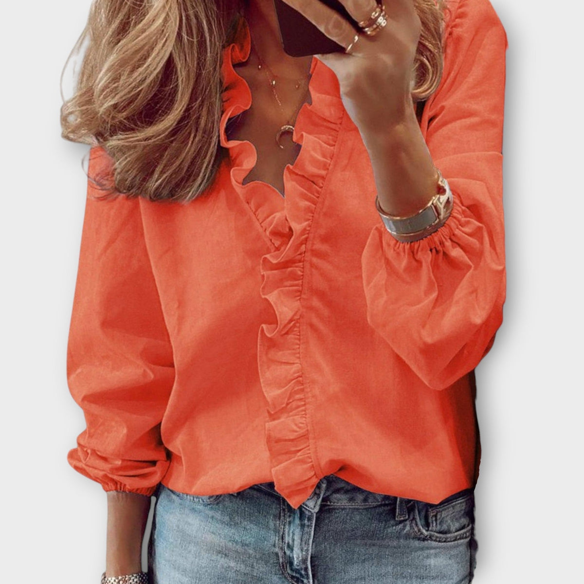 Juliette - Tiered Ruffle Summer Blouse