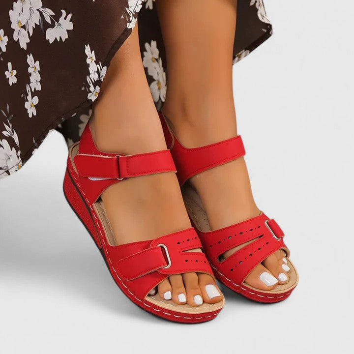 Guinevere adjustable strap ergonomic support sandals