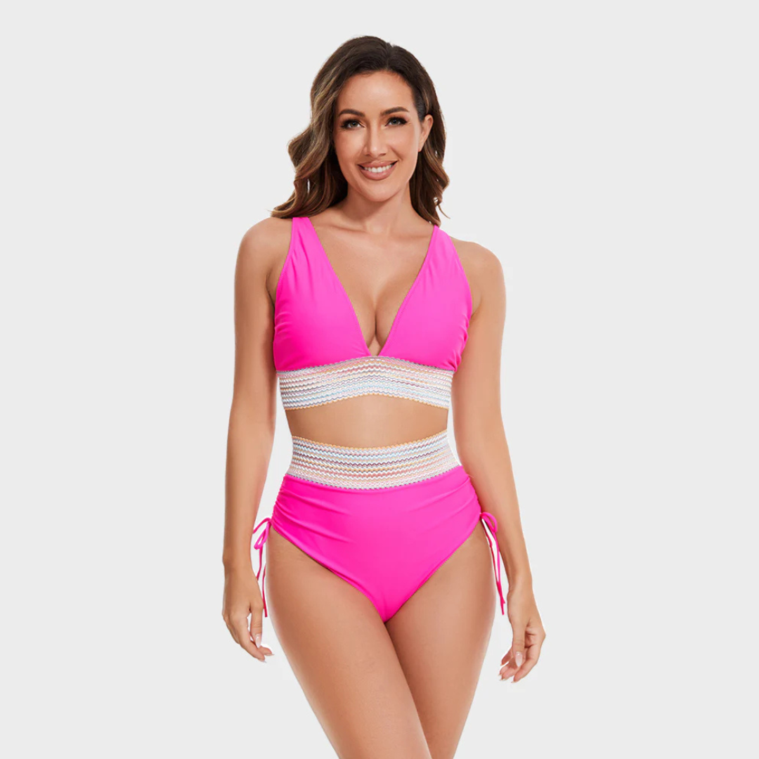Enora - Elegant High-Rise Bikini Set