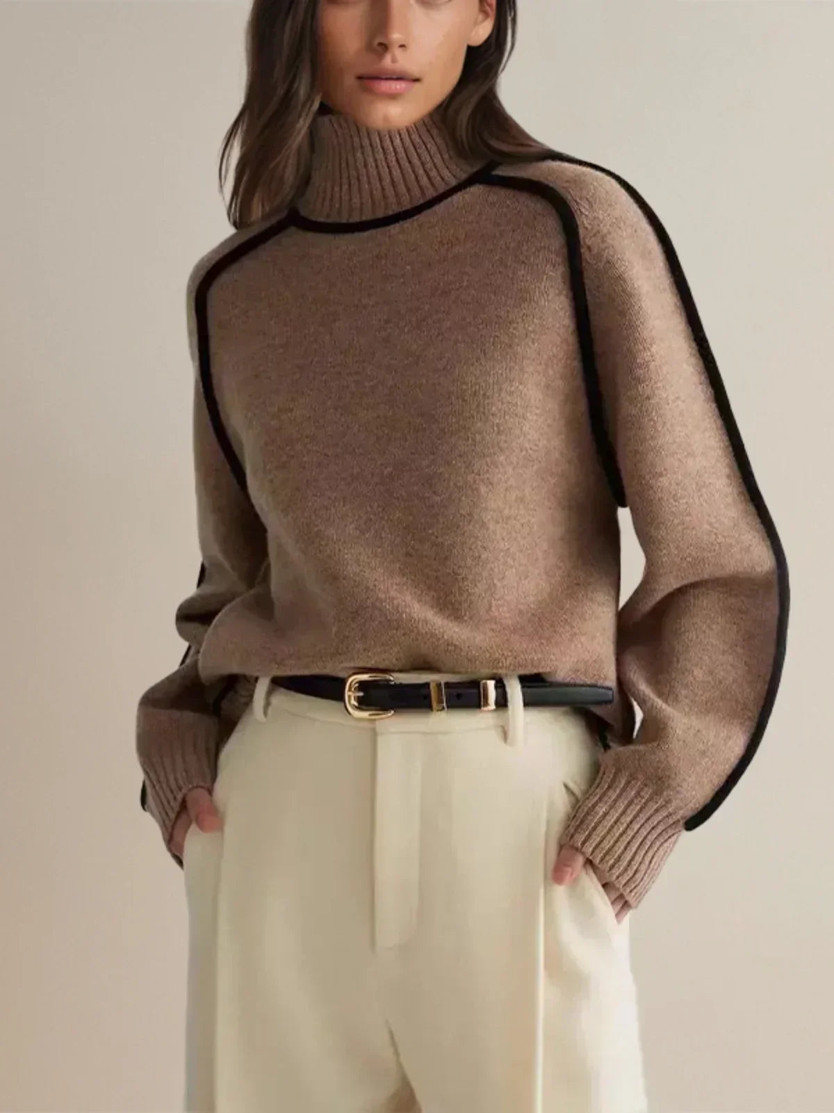 Sandrine - Elegant Turtleneck Sweater