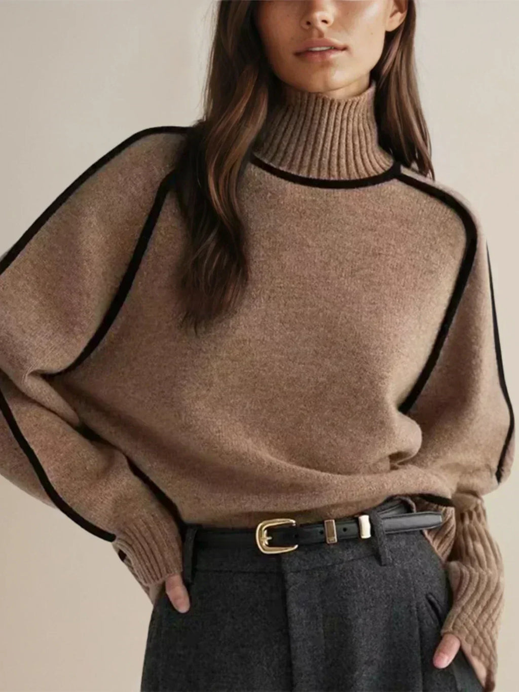 Sandrine - Elegant Turtleneck Sweater