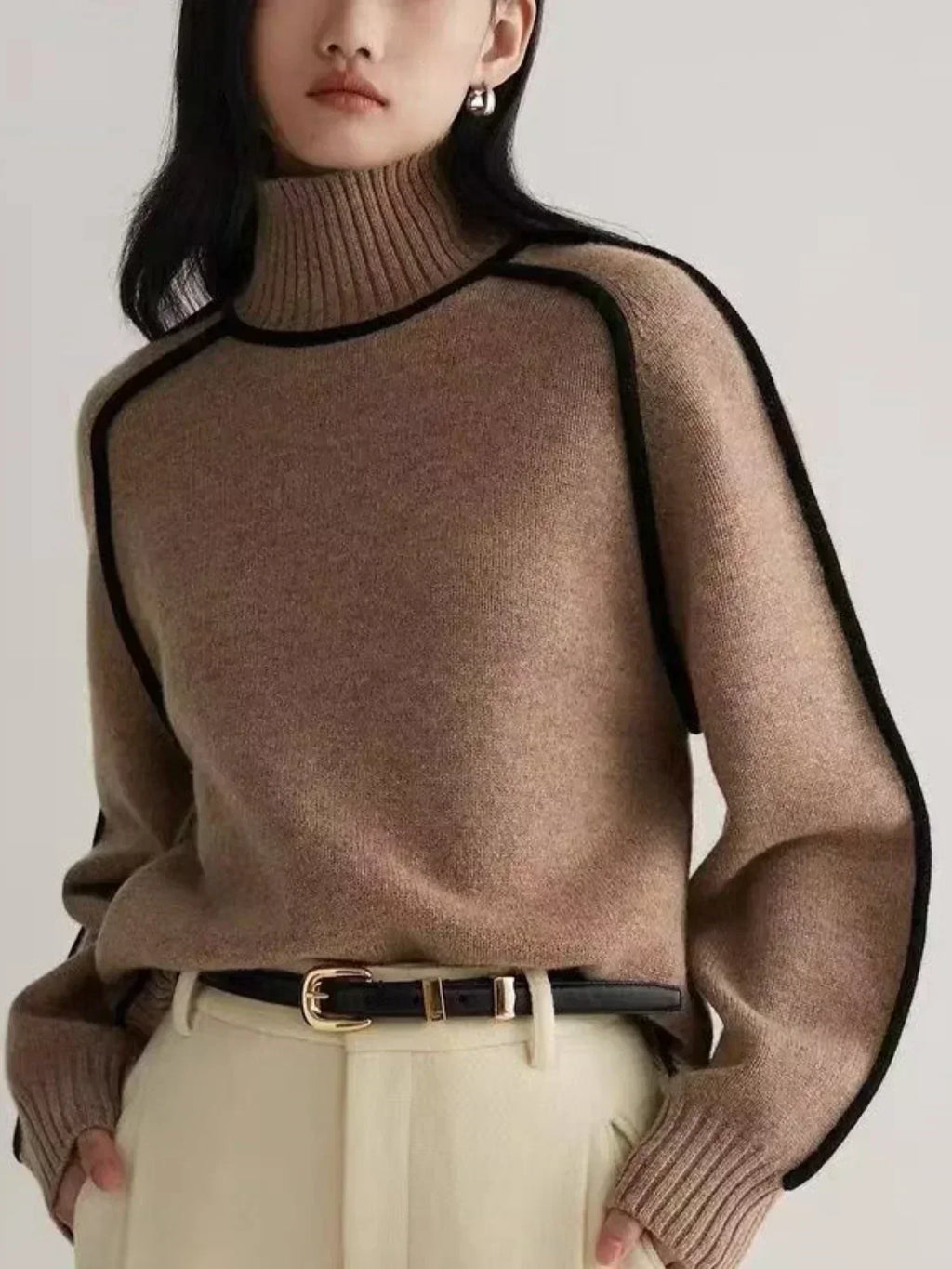 Sandrine - Elegant Turtleneck Sweater