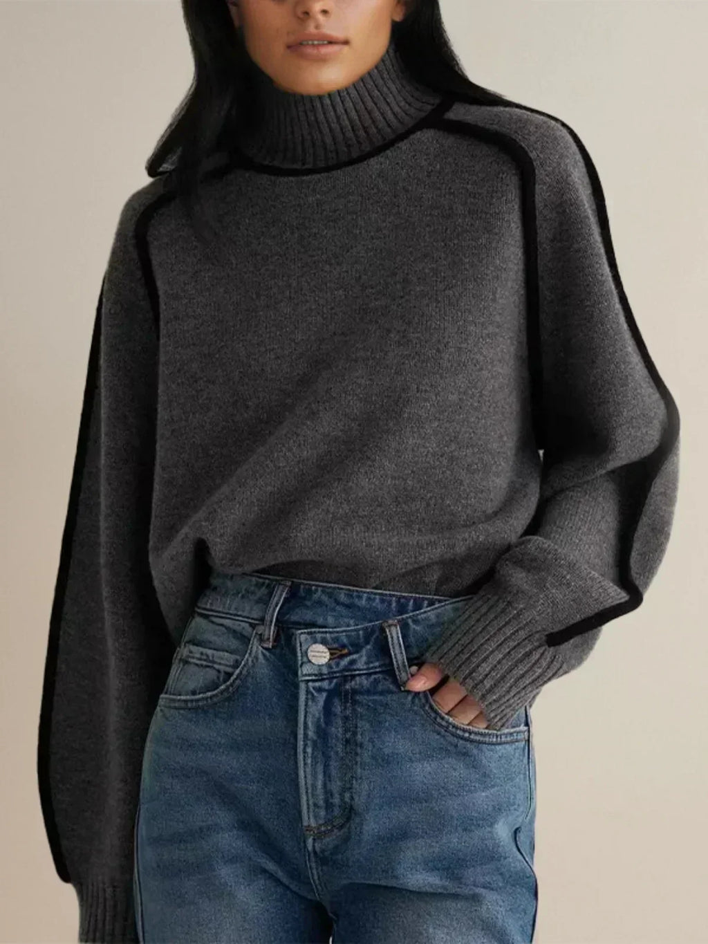 Sandrine - Elegant Turtleneck Sweater