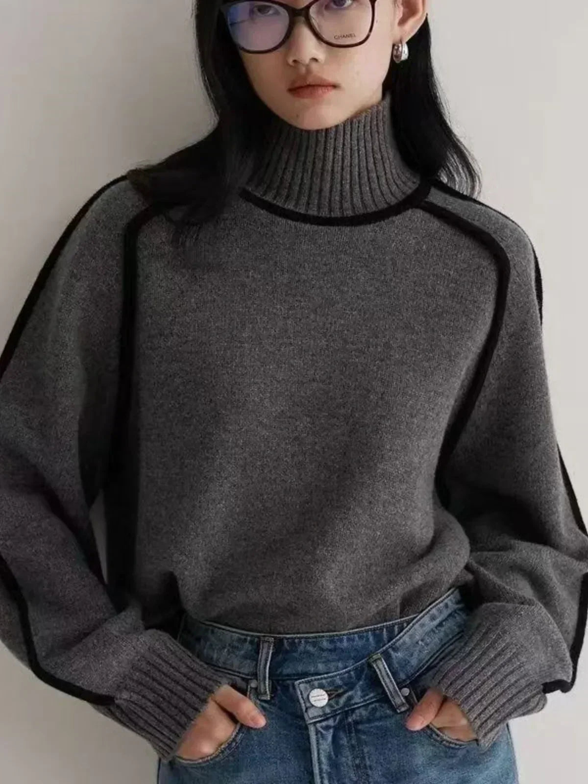 Sandrine - Elegant Turtleneck Sweater
