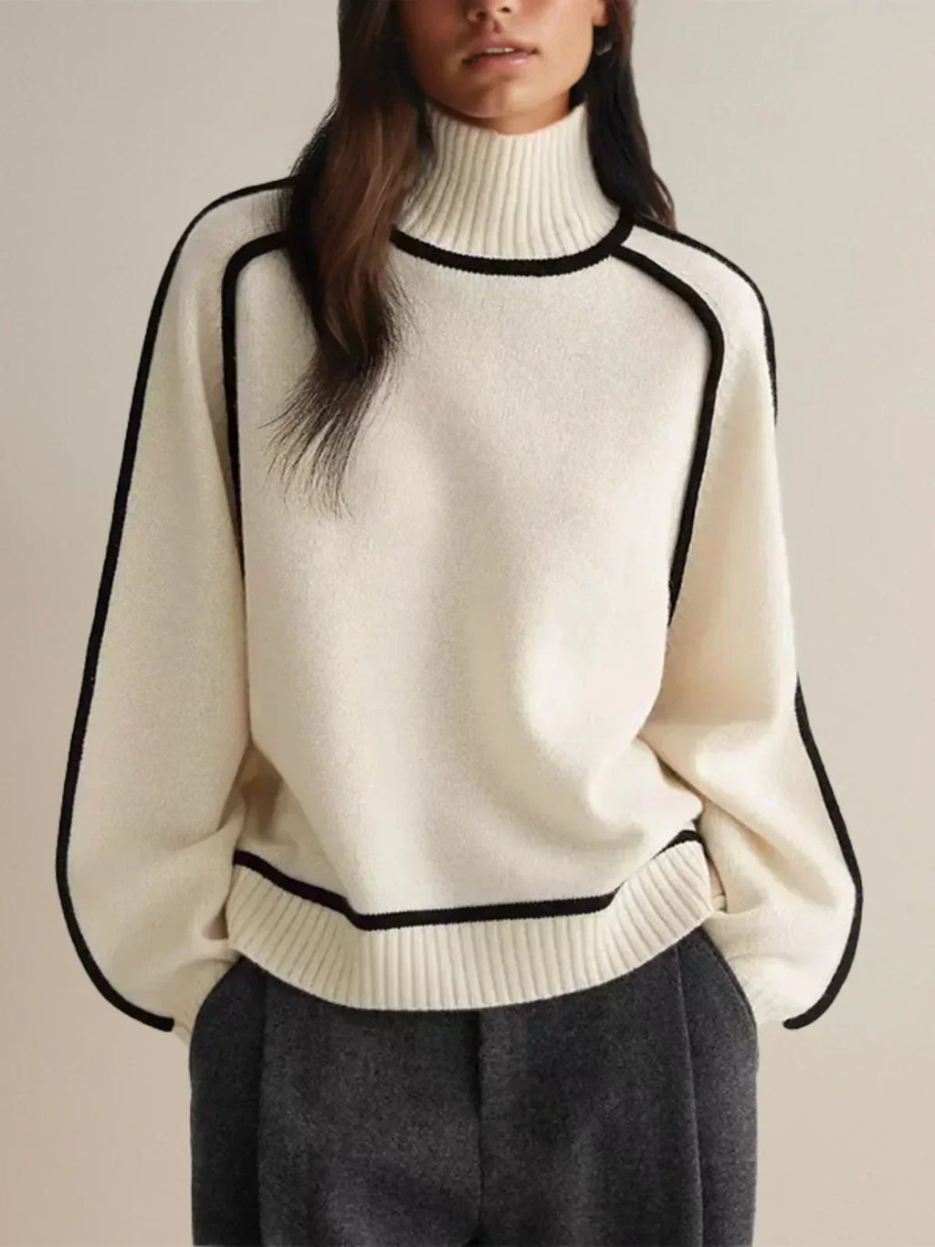 Sandrine - Elegant Turtleneck Sweater